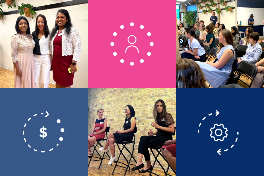 Photo collage of ThinkData Works' Data in Diversity events