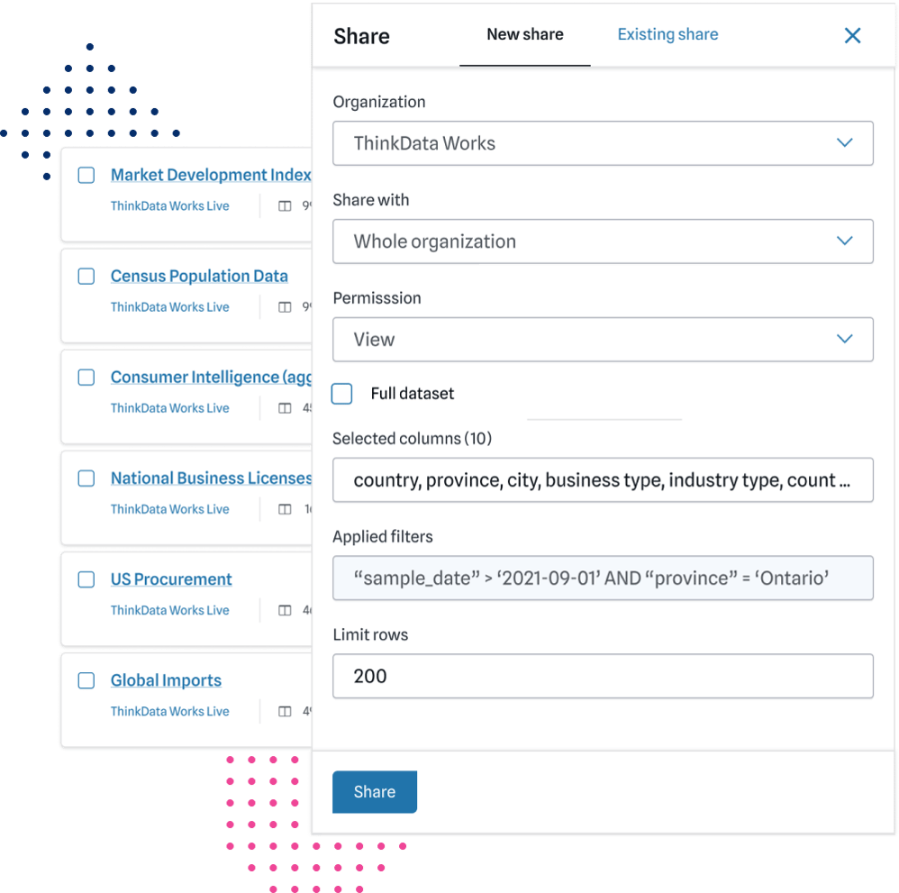 Graphic for data engineering and enrichment form