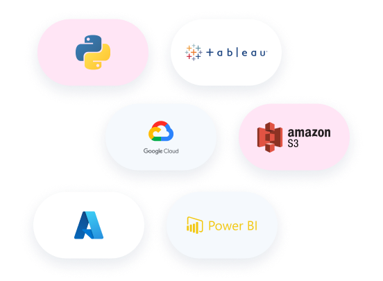 Platform integrations with logos