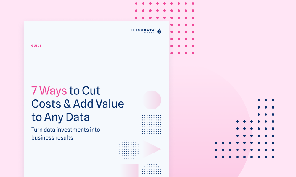 Graphic of the guide called seven ways to cut costs