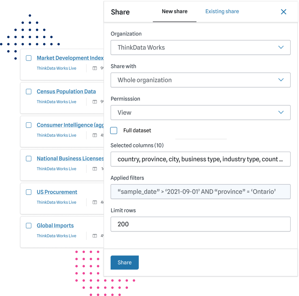 Graphic for data engineering and enrichment form